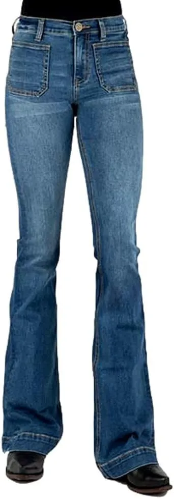 Tin Haul Western Jeans Womens Libby Fit Blue 10-054-0595-0104 BU