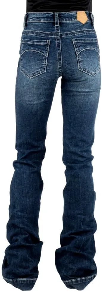 Tin Haul Western Jeans Womens Libby Trouser Blue 10-054-0595-0107 BU