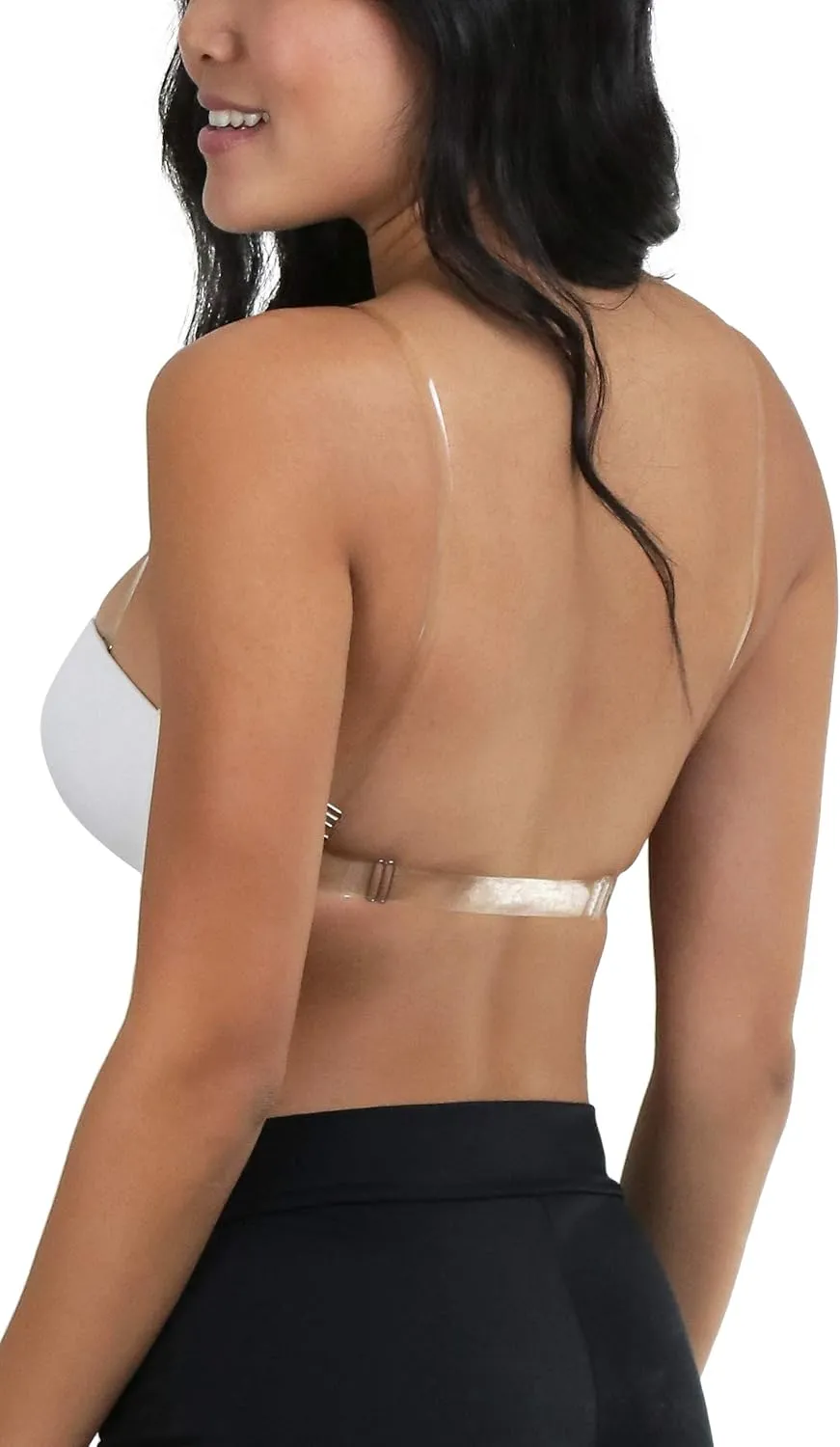 ToBeInStyle Women’s Deep Plunge U-Shaped V-Bra Convertible Supportive w/Padded Cups & Low Open Back