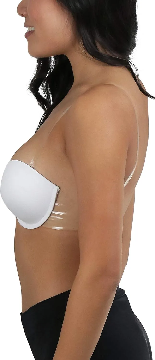ToBeInStyle Women’s Deep Plunge U-Shaped V-Bra Convertible Supportive w/Padded Cups & Low Open Back