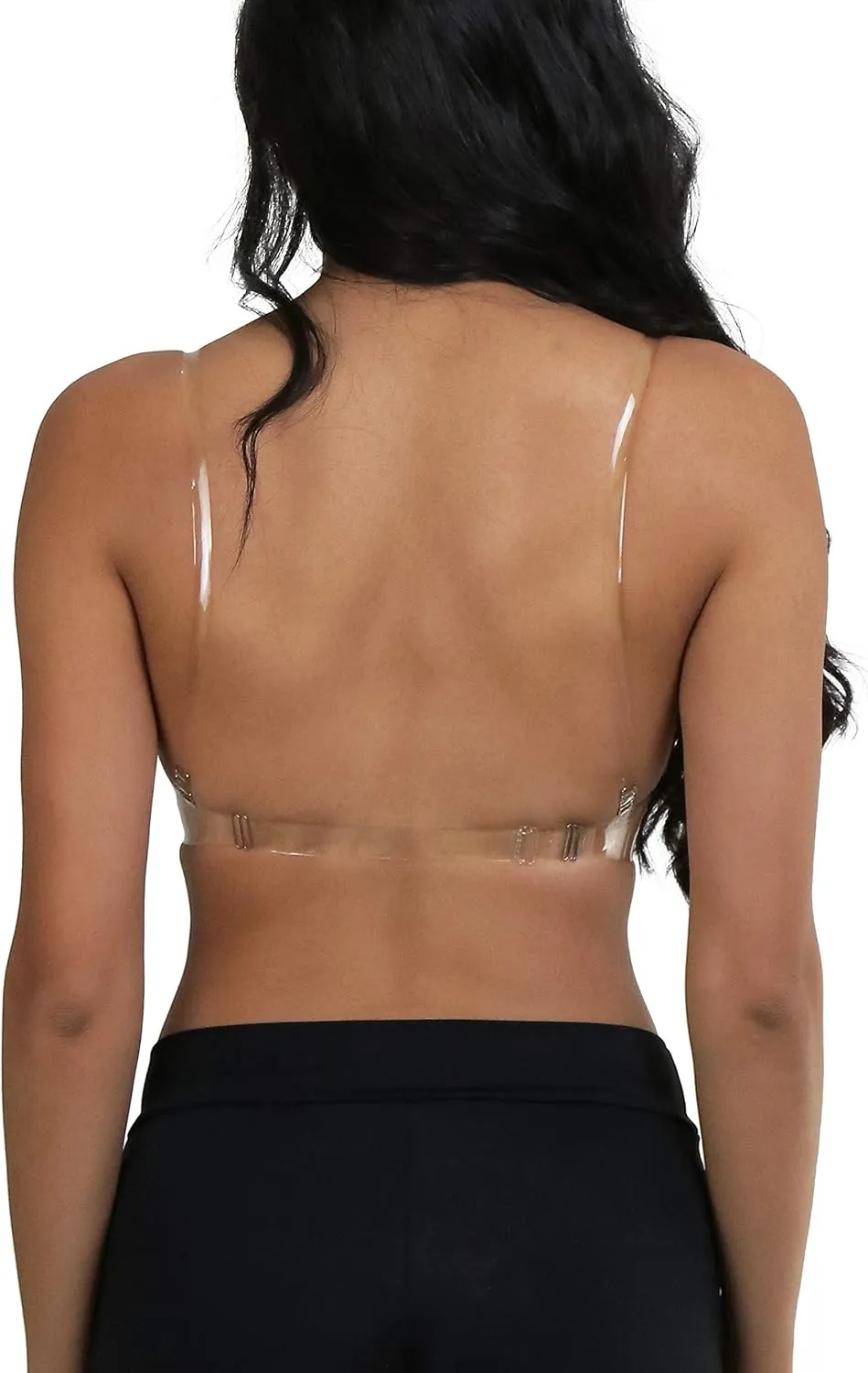 ToBeInStyle Women’s Deep Plunge U-Shaped V-Bra Convertible Supportive w/Padded Cups & Low Open Back