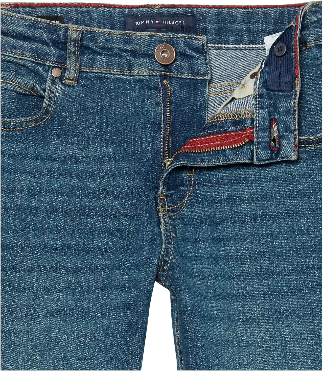 Tommy Hilfiger Boy's Revolution Slim Straight Leg Stretch Jean