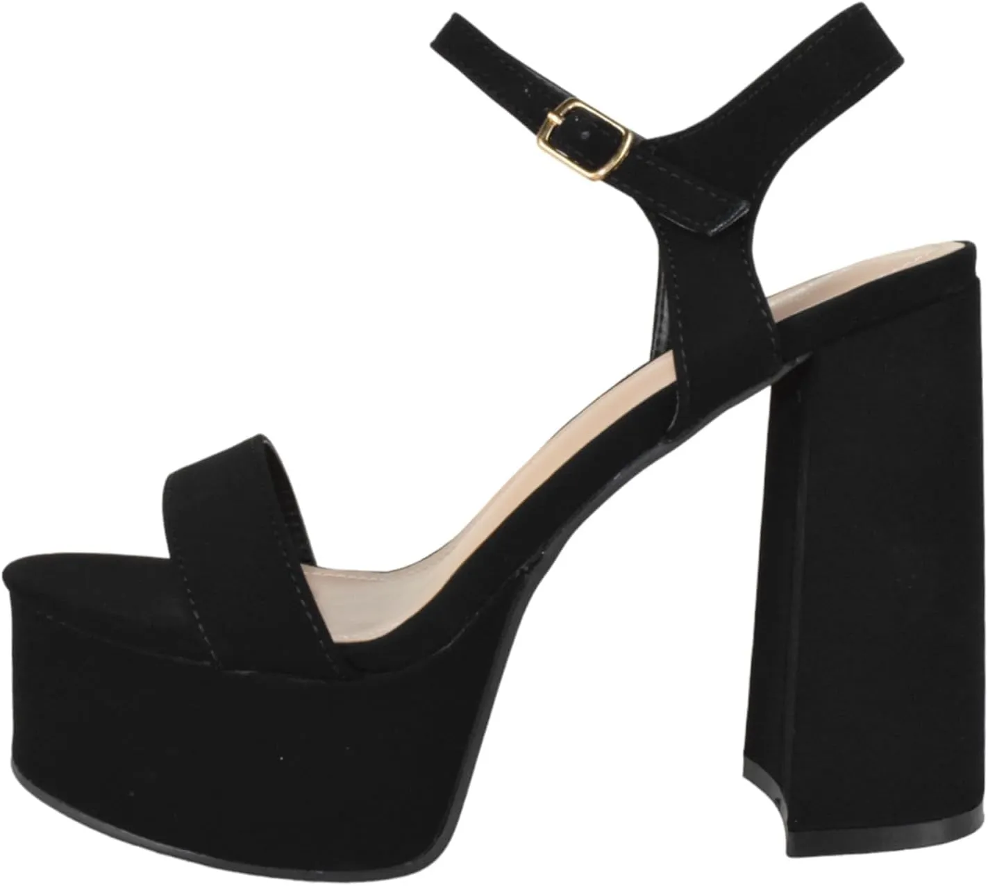 TOP Moda Women Block Chunky Thick High Heels Sandals Open Toe Platform Ankle Strap Strappy Jasmine-1
