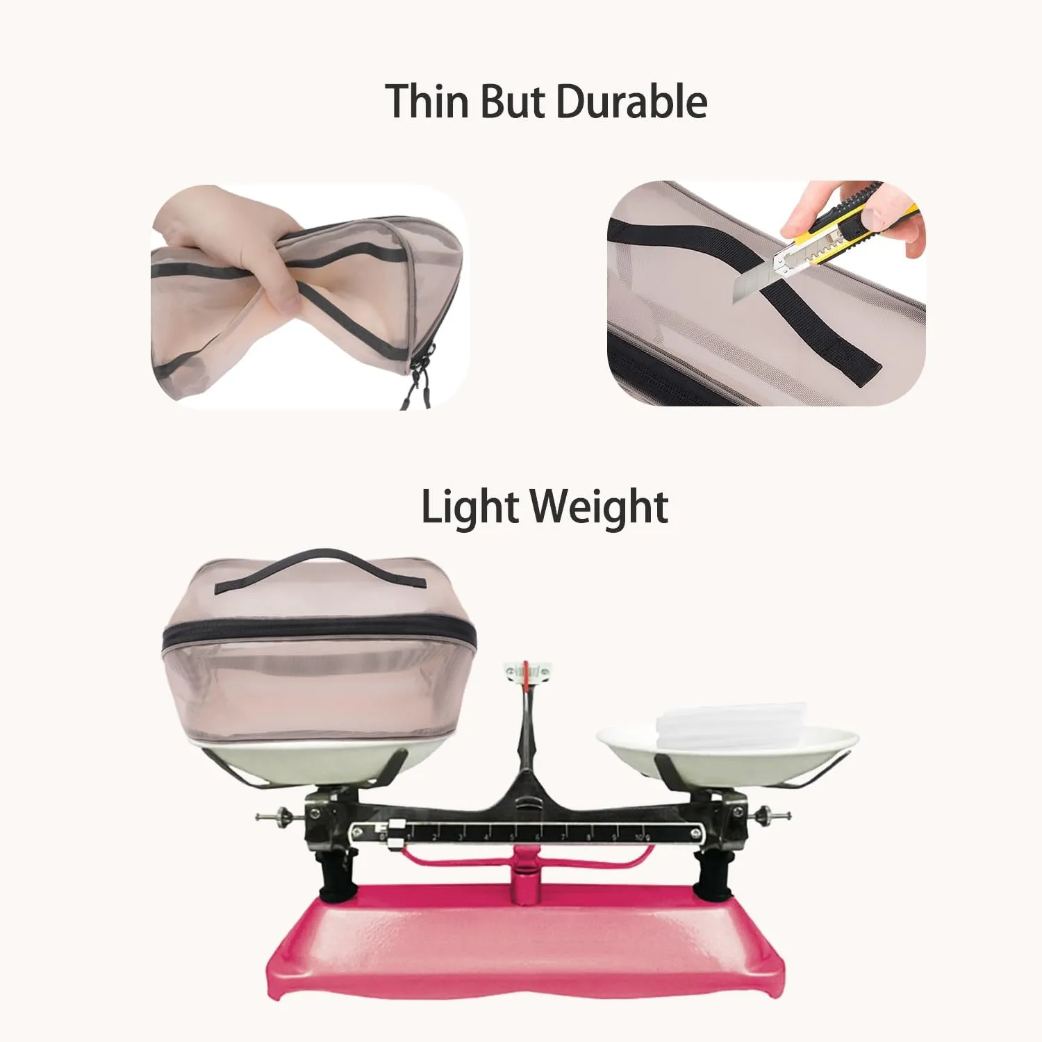 Travel Makeup Bag,Large Capacity Cosmetic Bags for Women,Toiletry Bag Make up Organizer with Divider and Handle (Pink)