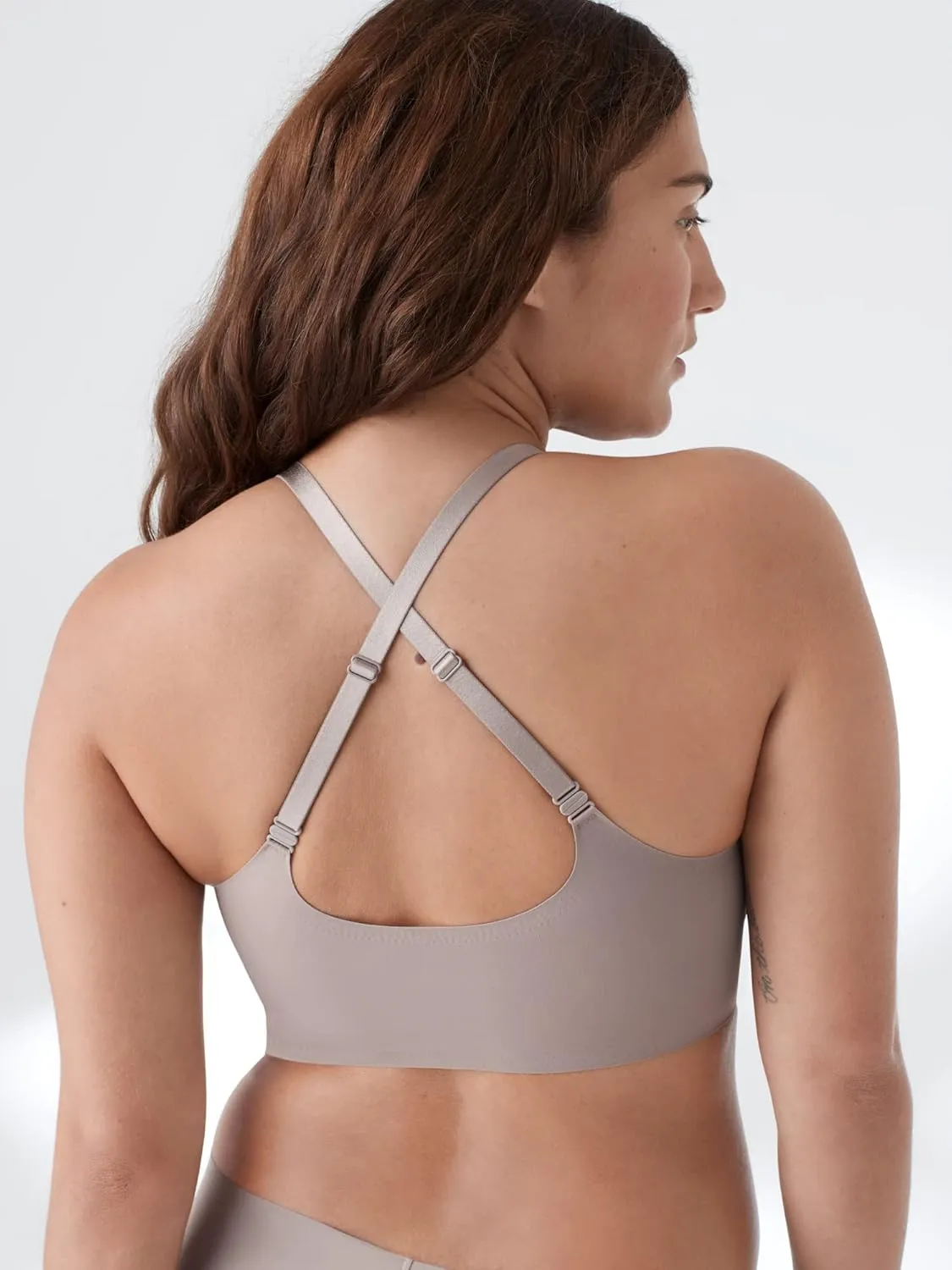 True & Co Women's True Body Triangle Convertible Strap Bra