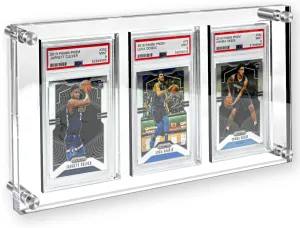 tutata Trading Card Frame PSA Trading Card Display Acrylic Frame for Wall- PSA Holder, Graded Sports Card Display- Clear
