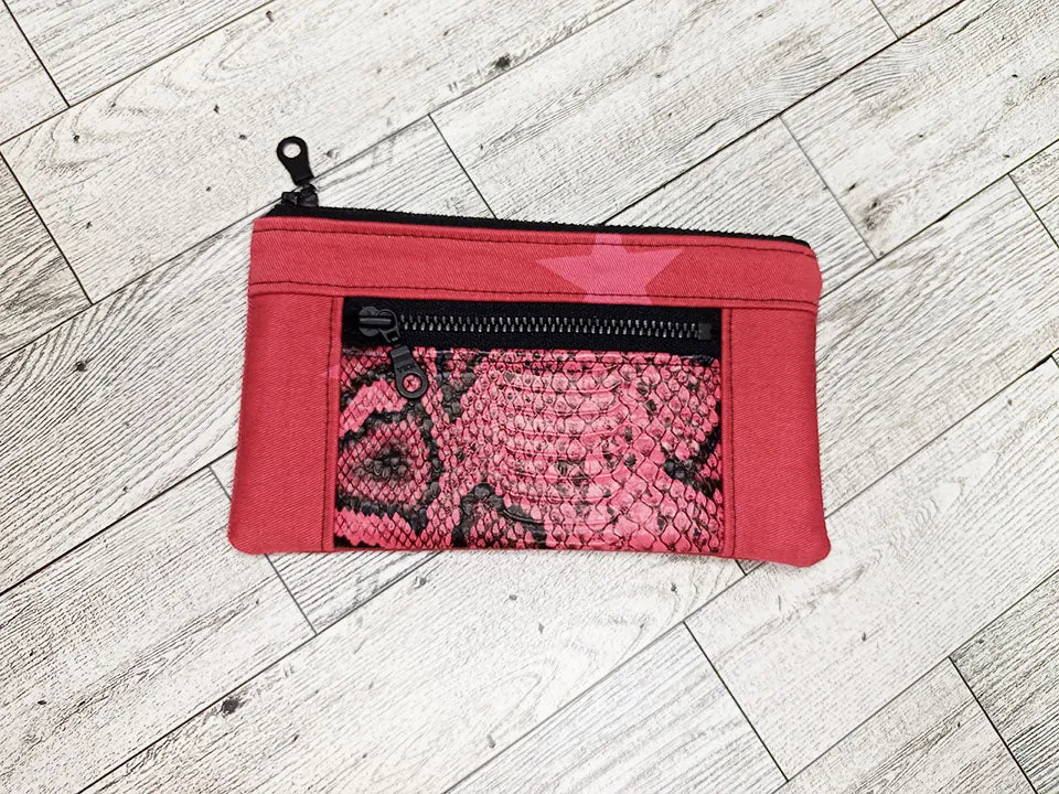 Upcycled Devon Pouch