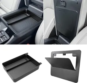 Upgraded Center Console Organizer for 2023 2024 2025 Honda Pilot & 2024 2025 Honda Ridgeline/Passport Accessories Armrest Hidden Storage Box Organizer Tray ABS Material,2PCS