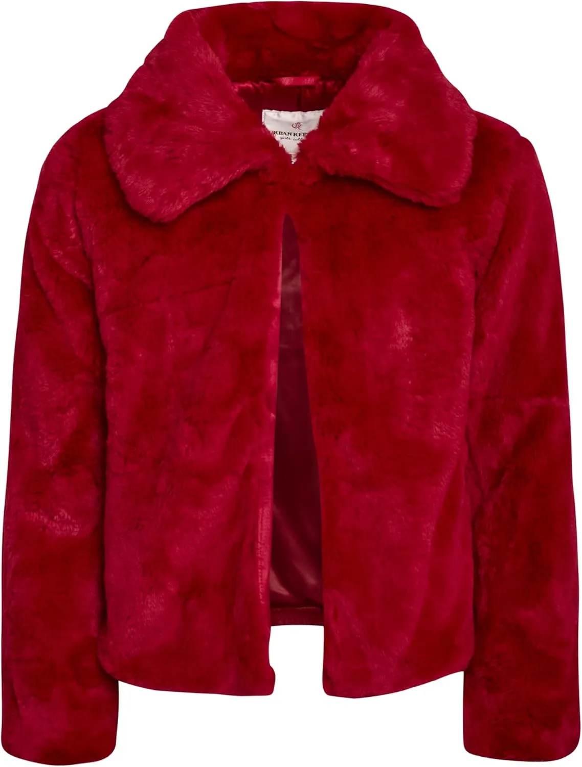 URBAN REPUBLIC Girls' Bolero Jacket - Stylish Cropped Faux Fur Bolero Cardigan - Fashion Outerwear Jackets for Girls (7-14)