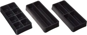 US General 3 Pc 14 Compartment Drawer Organizer Set