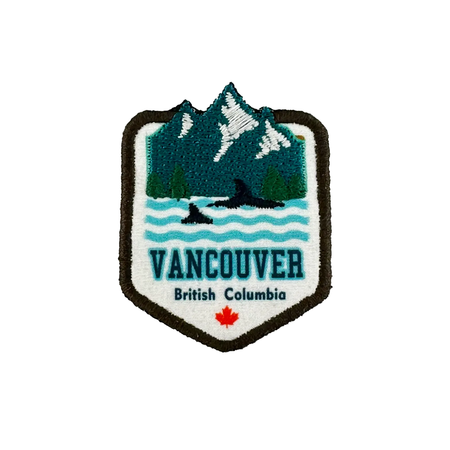 Vancouver iron-on embroidery patch