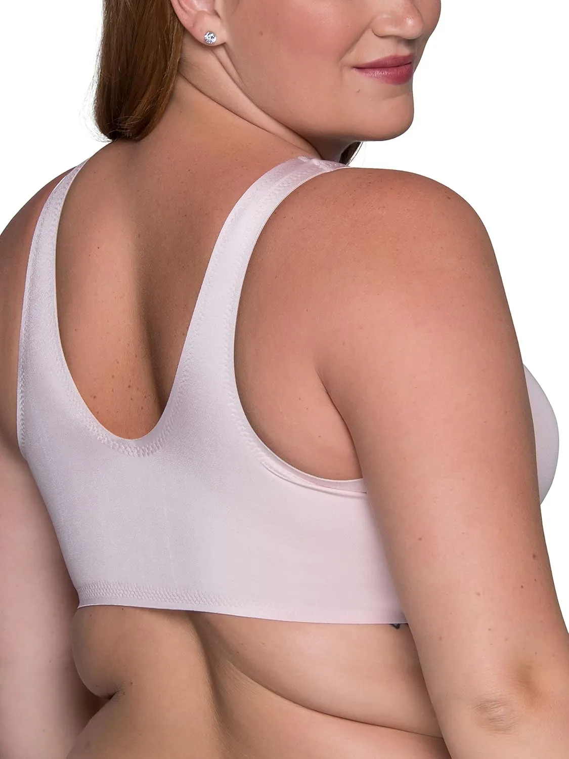 Vanity Fair Women's Beyond Comfort Sleek and Smooth Simple Sizing Wireless Bra