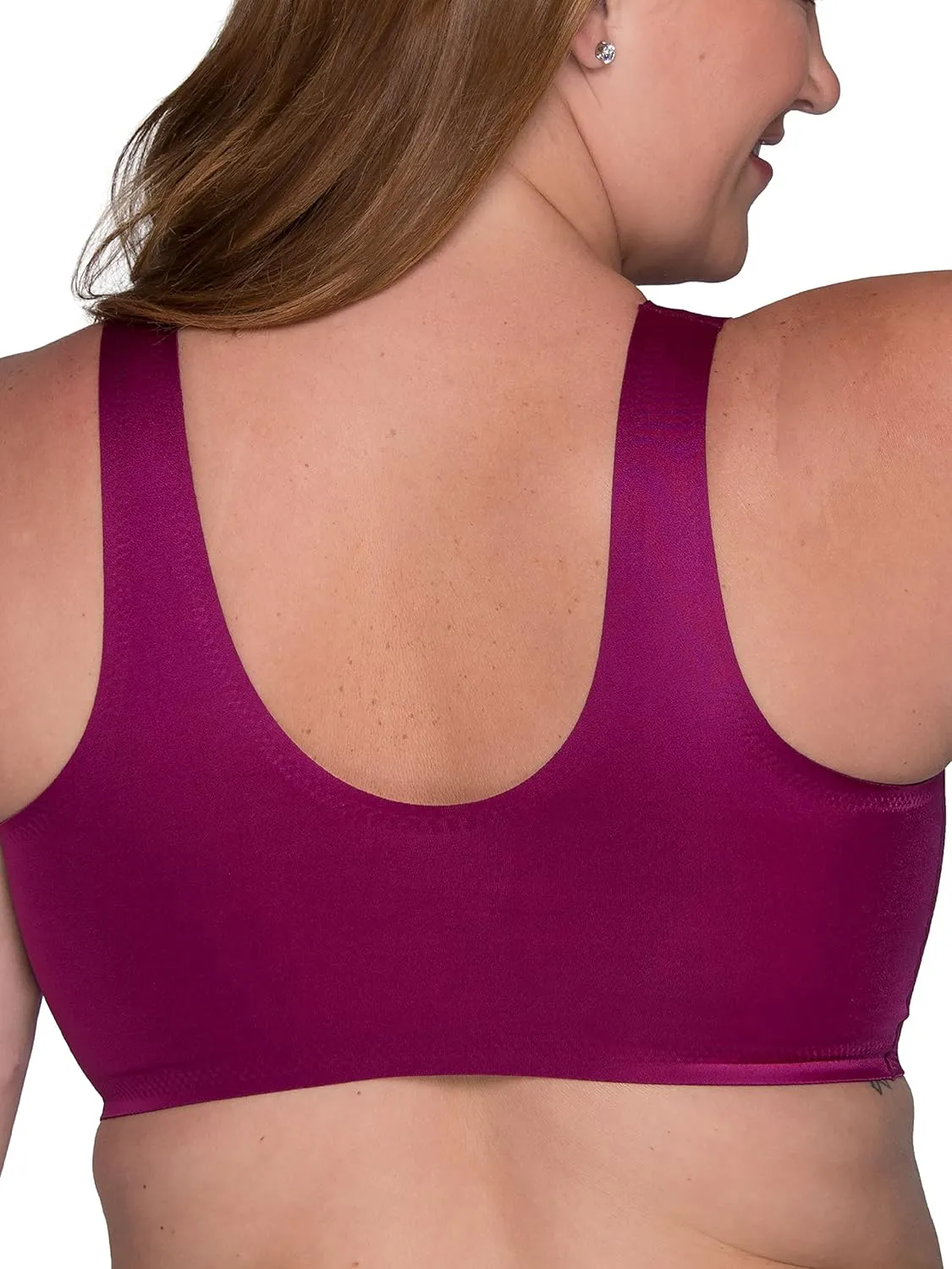 Vanity Fair Women's Beyond Comfort Sleek and Smooth Simple Sizing Wireless Bra