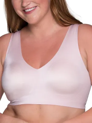 Vanity Fair Women's Beyond Comfort Sleek and Smooth Simple Sizing Wireless Bra