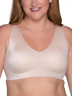 Vanity Fair Women's Beyond Comfort Sleek and Smooth Simple Sizing Wireless Bra