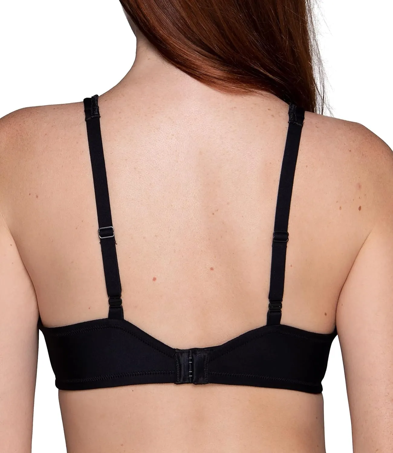Vanity Fair Women's Bra with 2-Way Convertible Straps, Body Caress Full Coverage, Lightly Lined Cups up to DD