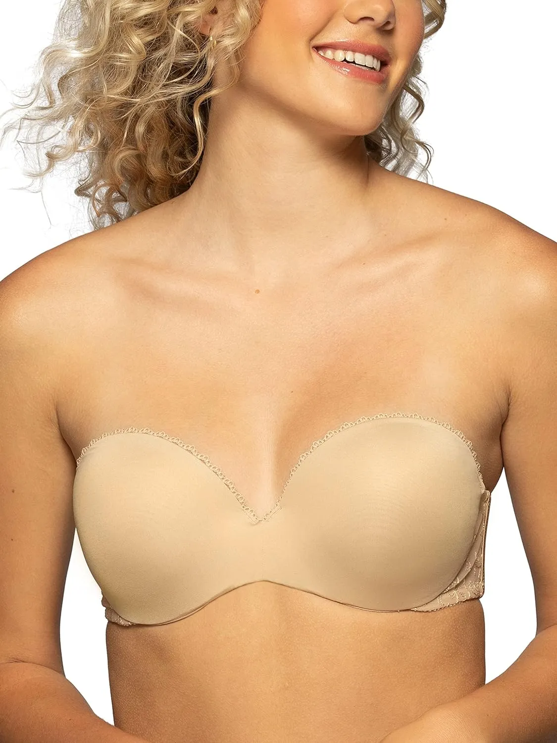 Vanity Fair Women's Gel Touch Padded Strapless Push Up Bra (32A - 38D)