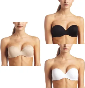 Vanity Fair Women's Gel Touch Padded Strapless Push Up Bra (32A - 38D)
