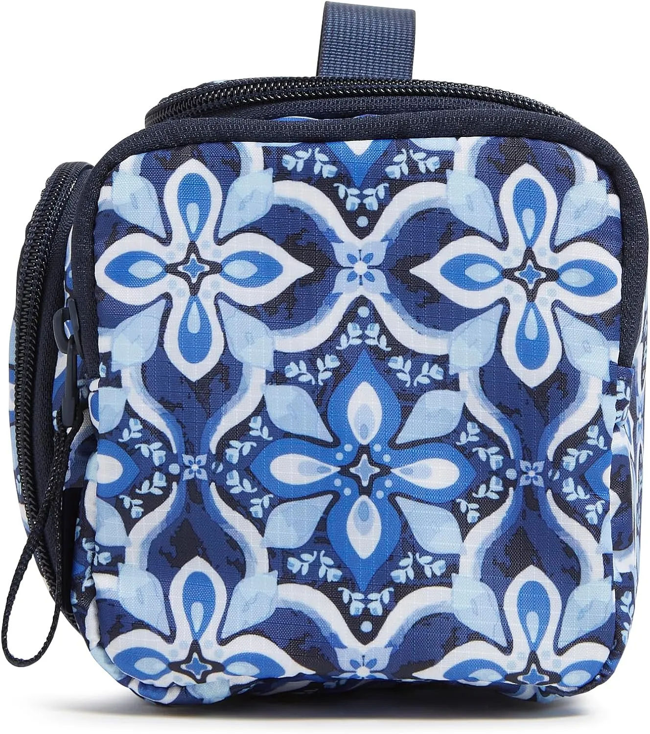 Vera Bradley Ripstop Large Travel Cosmetic Makeup Organizer Bag, Raindrop Medallion