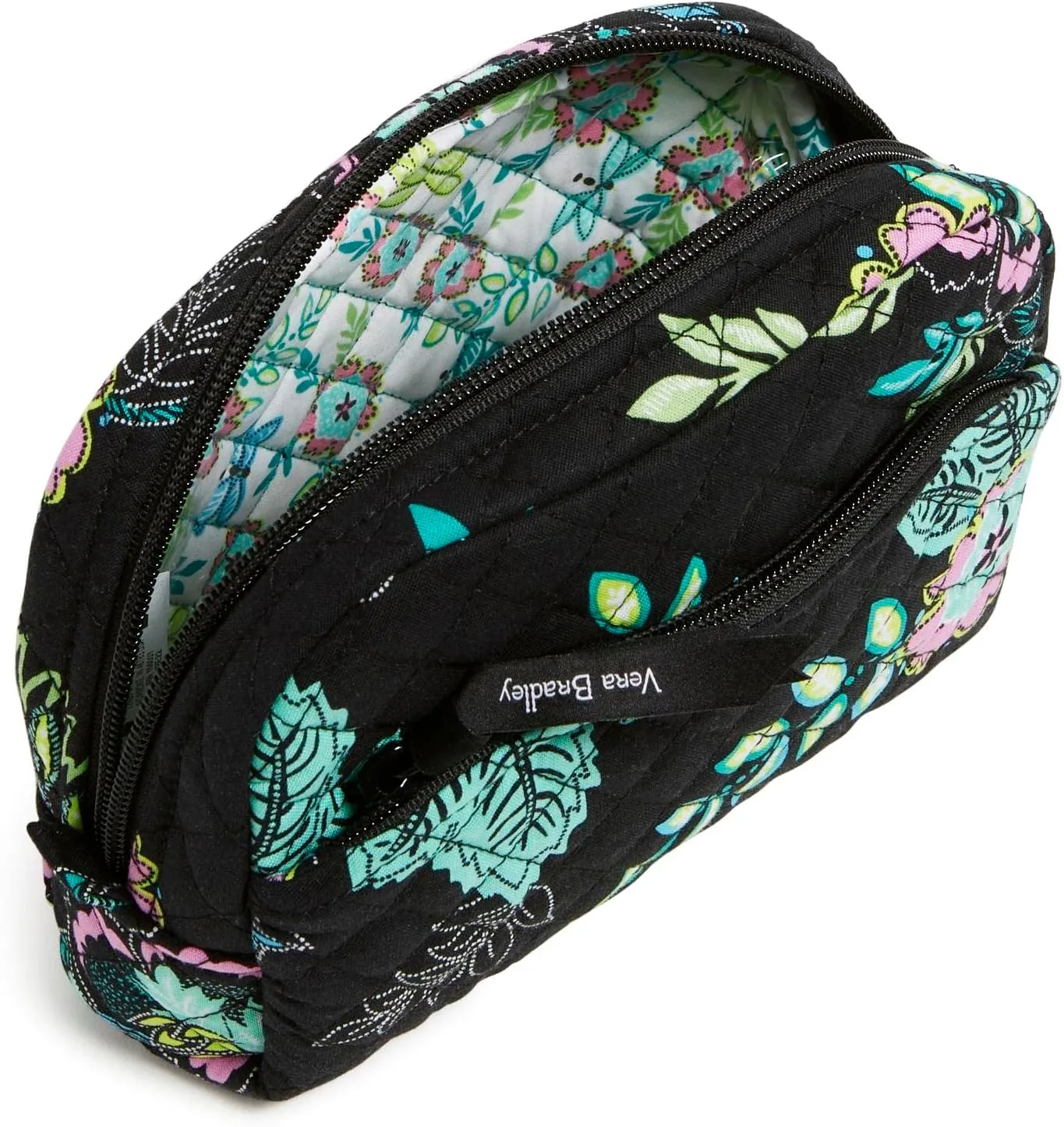 Vera Bradley Women's Cotton Medium Cosmetic Makeup Organizer Bag