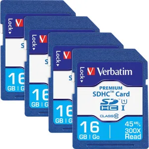 Verbatim PHICOOL Verbatim Premium 16 GB Class 10 SDHC
