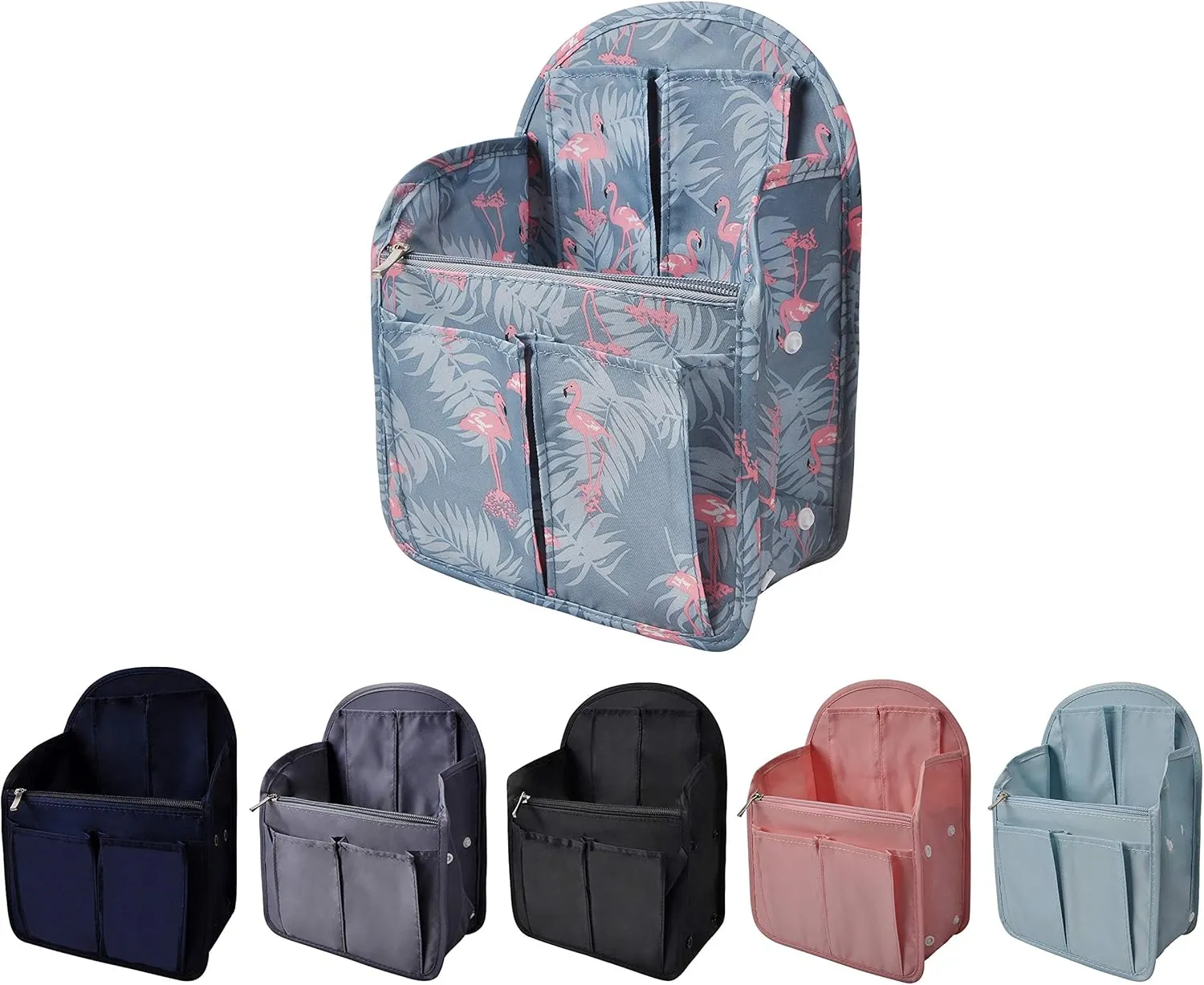 Vercord Backpack Organizer Insert Liner Hanging Travel Bag in Bag with Many Pockets
