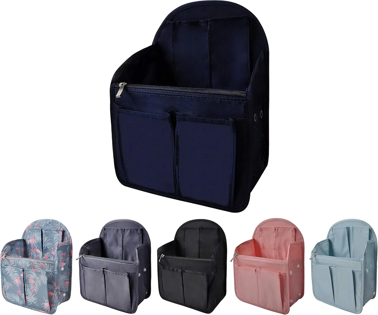 Vercord Backpack Organizer Insert Liner Hanging Travel Bag in Bag with Many Pockets