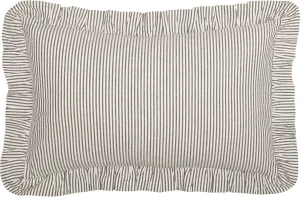 VHC Brands Hatteras Bedding Accessory, Pillow 14x22, Blue