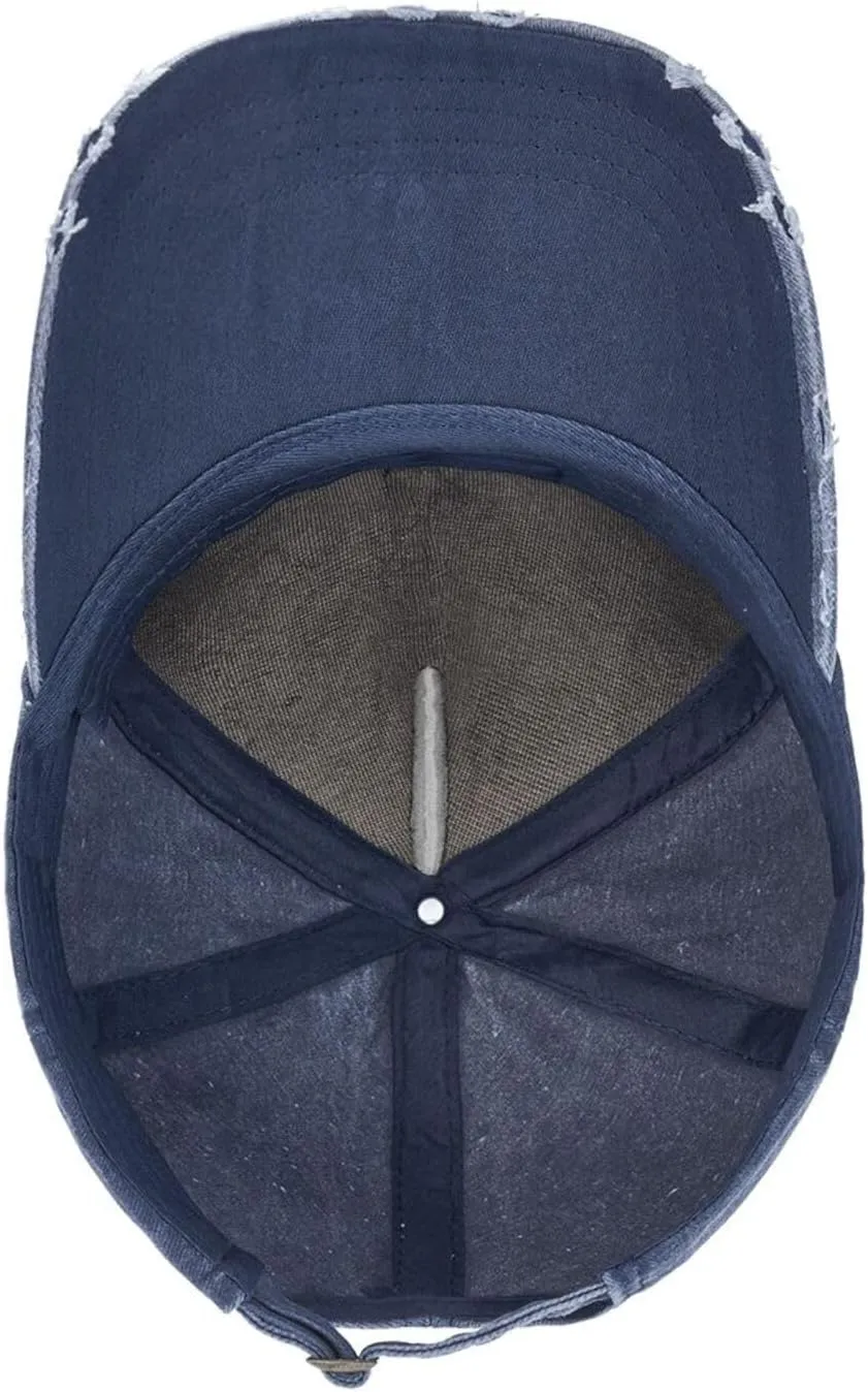 Viking Norse Wolf Raven,Denim Baseball Caps - Vintage Trucker Hats Dark Red