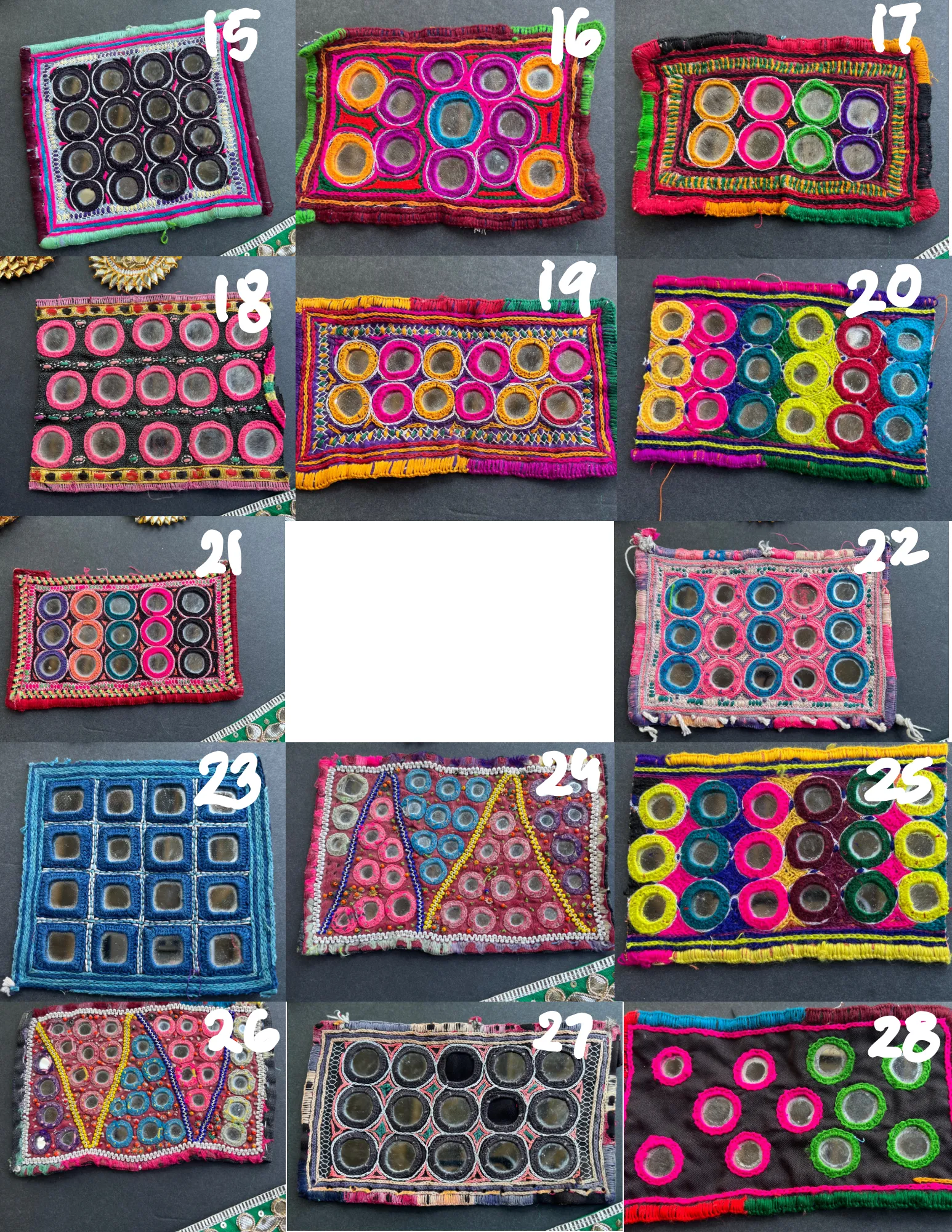 Vintage Banjara Kutchi Patches