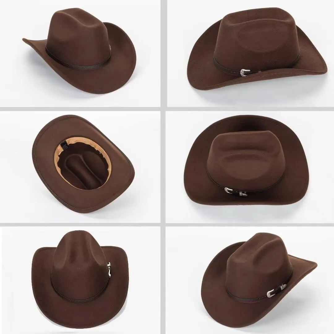 Vintage Western Cowboy Hat for Men Outback Cowgirl Hat M/L