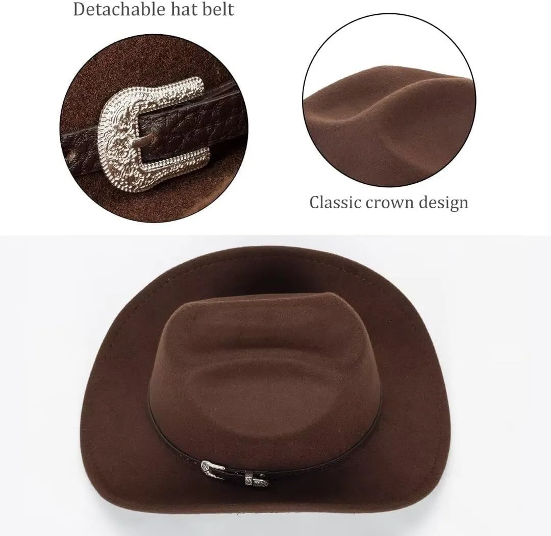 Vintage Western Cowboy Hat for Men Outback Cowgirl Hat M/L