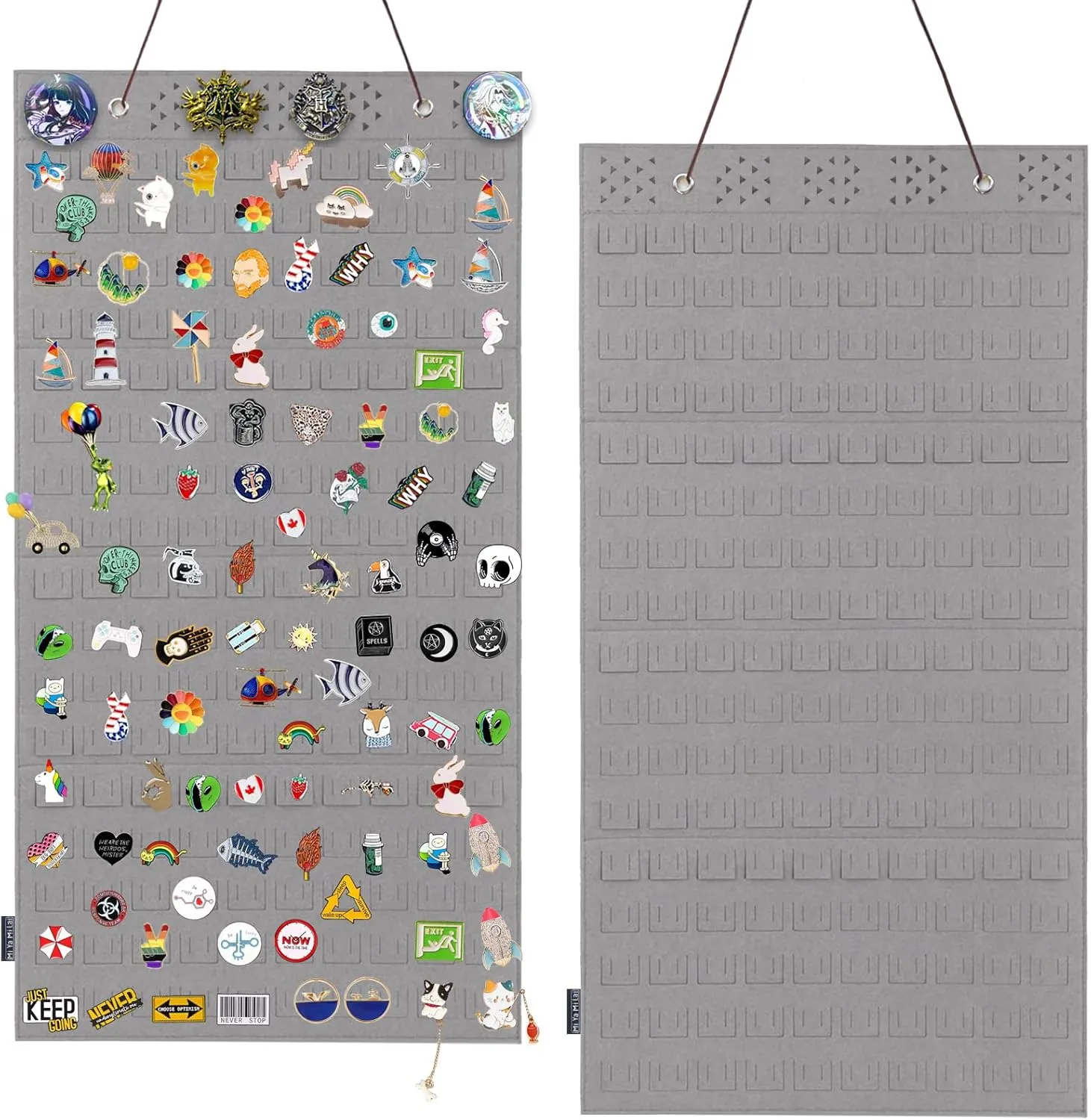 Wall Hanging Brooch Pin Organizer,Pins Collection Display Case,Brooch Collection Storage Holder,Holds Up to 170 Pins(Not Include any Accessories)