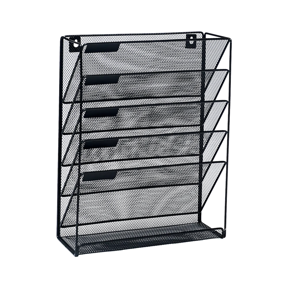 Wall Mount 6 Pocket Hanging File Sorter Organizer Folder Holder Rack Storage-VIC_Metro