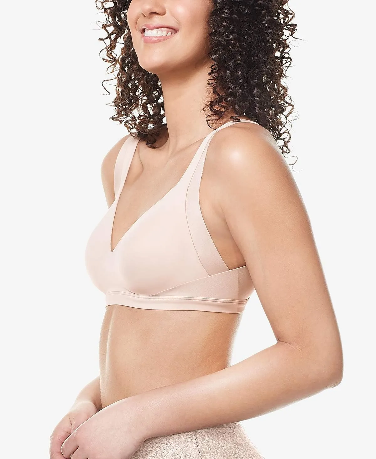 Warner's Women's No Side Effects Underarm and Back-Smoothing Comfort Wireless Lightly Lined T-Shirt Bra Ra2231a
