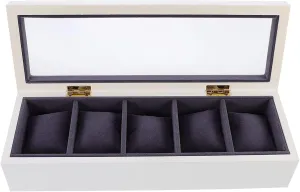 Watch Display Case Watch Storage Organizer Wooden Box Digital Watch Display Jewelry Storage