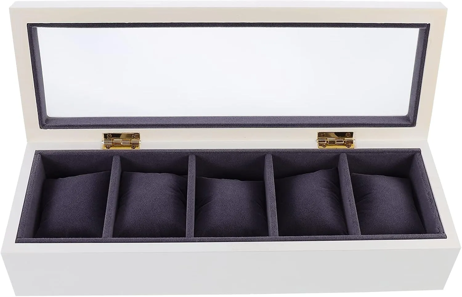 Watch Display Case Watch Storage Organizer Wooden Box Digital Watch Display Jewelry Storage