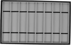 Watch Display Tray Slot Organizer for Watches Protective Storage Box Compartments for Retail and Home Use Neat and Efficient Display