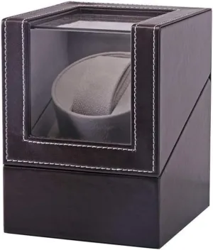 Watch Winder Box for Automatic Watches Wood Exterior Silent Motor