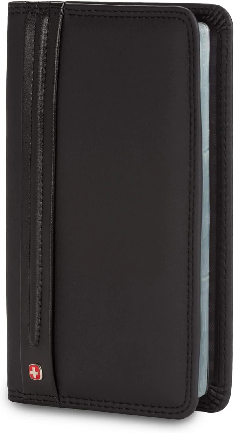 Wenger Luggage Diplomat Personal Card File 156, Black, One Size