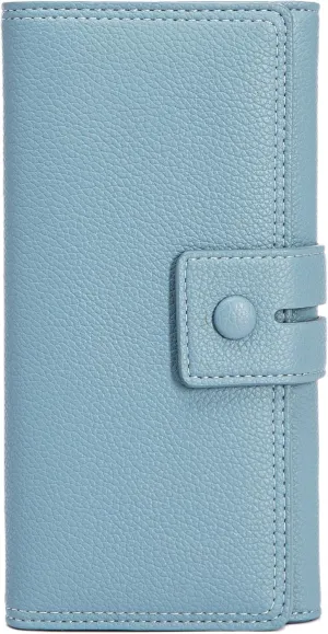 Women Leather Wallet Designer Long Clutch Large Capacity Bifold Multi Credit Card Holder Ladies Gifts