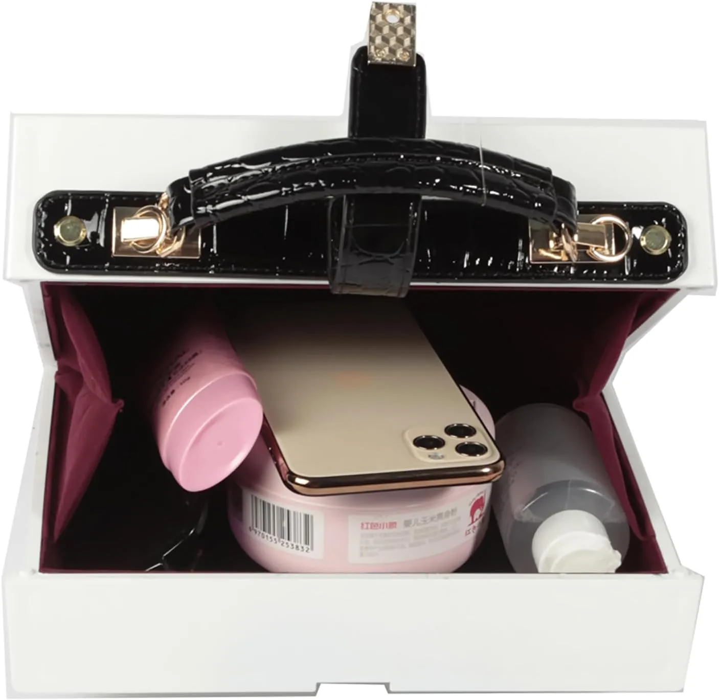 Women Piano Shaped Crossbody Shoulder Bag Handbag Acrylic Unique Novelty Piano Purse