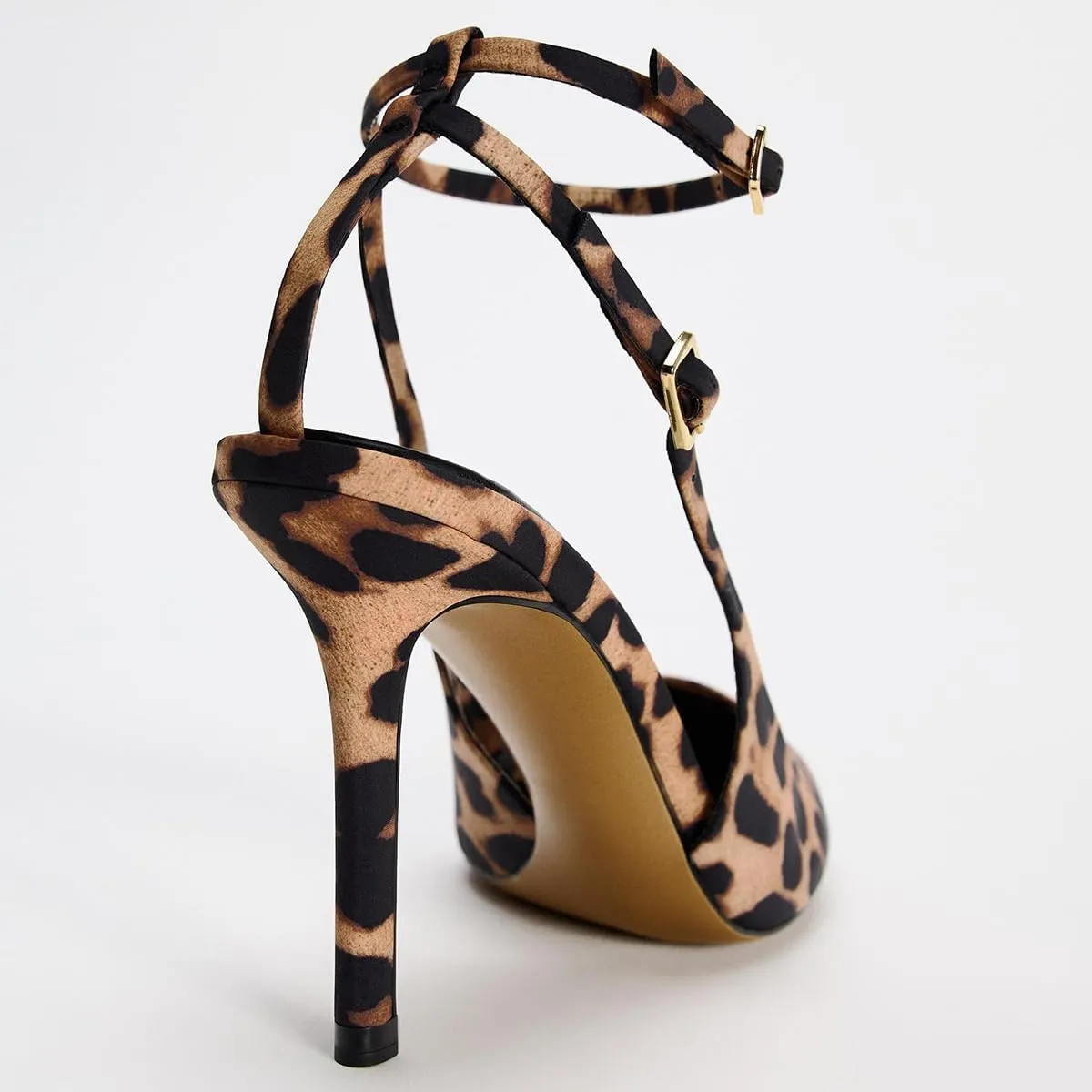 Women's Fabric High-Heel Slingback Shoes Bow Detail On The Front Elastic Strap Around The Back Pointed Toe Wedding Party Office Dance Pump