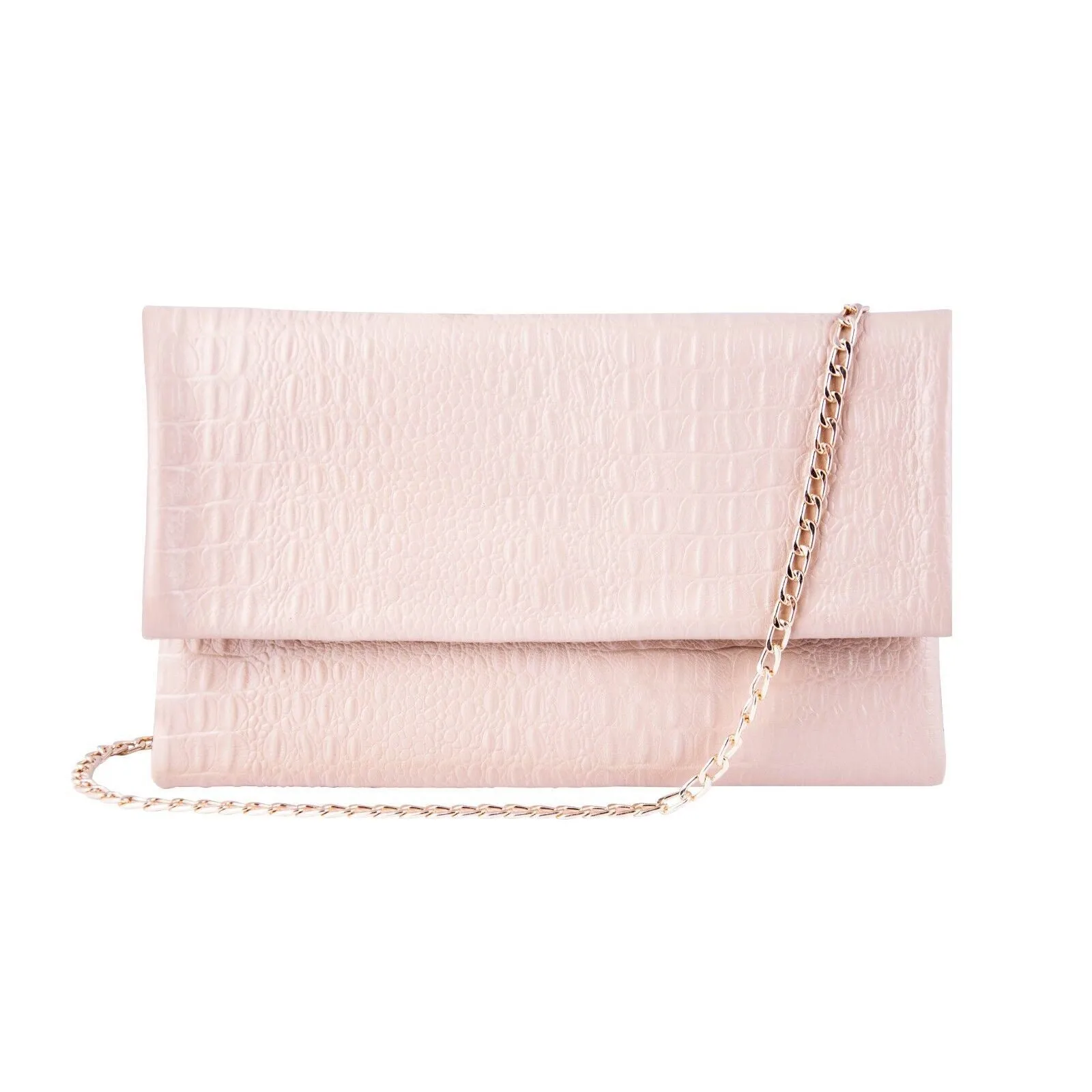 Womens Leather Clutch Shoulder Cross Body Printed Cowhide Bag