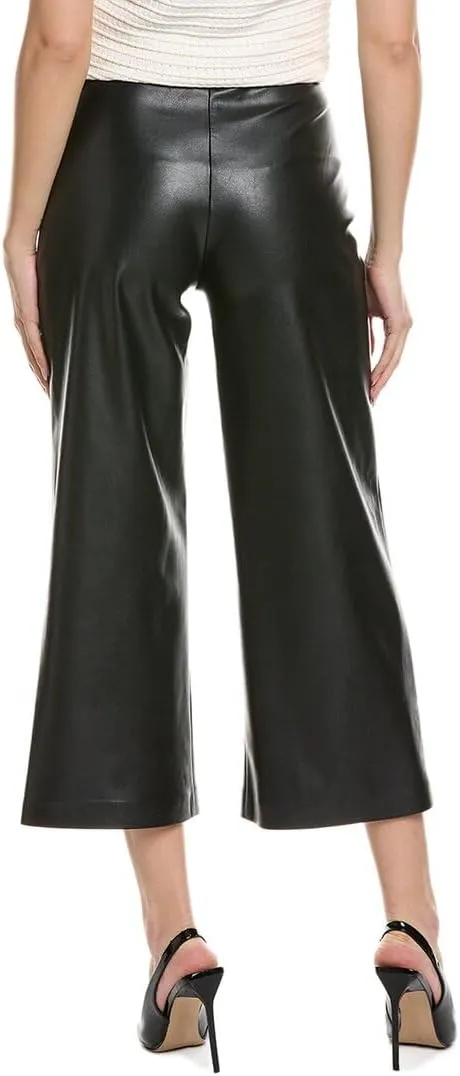 Women's Leatherette Pull-On Culotte