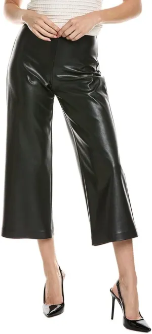 Women's Leatherette Pull-On Culotte