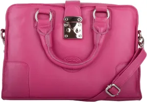 Womens Soft Premium Leather Hand Bag/Shoulder Bag with Detachable Strap