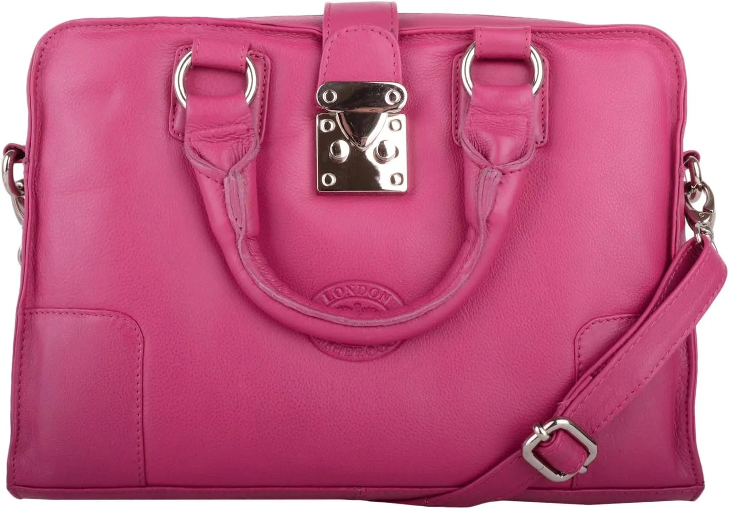 Womens Soft Premium Leather Hand Bag/Shoulder Bag with Detachable Strap