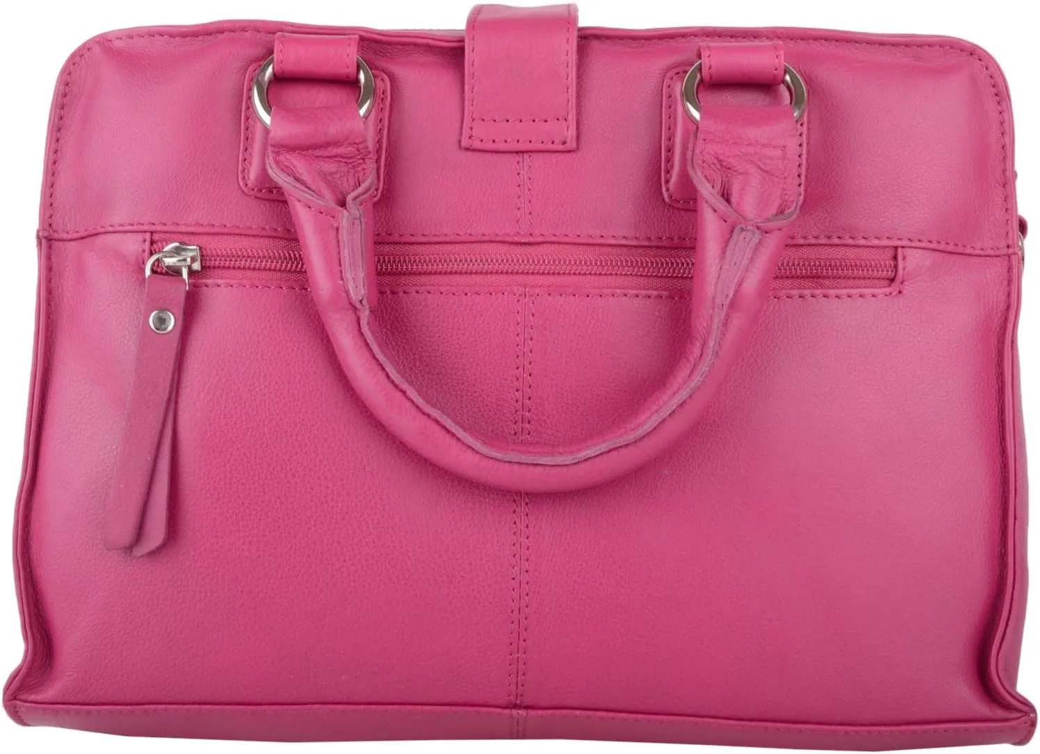 Womens Soft Premium Leather Hand Bag/Shoulder Bag with Detachable Strap