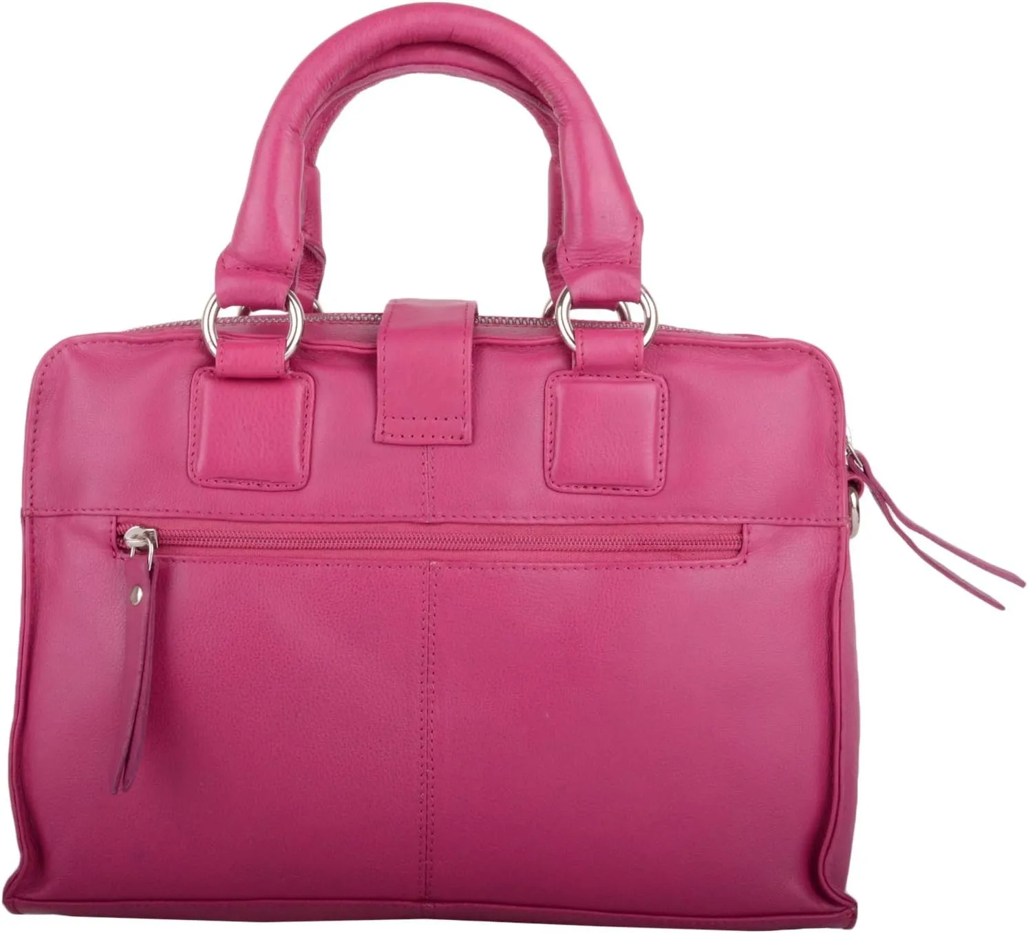 Womens Soft Premium Leather Hand Bag/Shoulder Bag with Detachable Strap